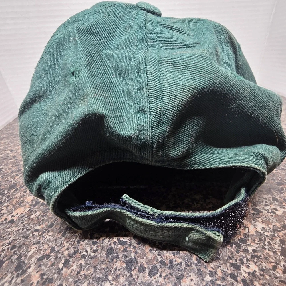 Vintage Polo Ralph Lauren Hat Green Est 1967 Pony Logo Strapback 90s Dad Cap